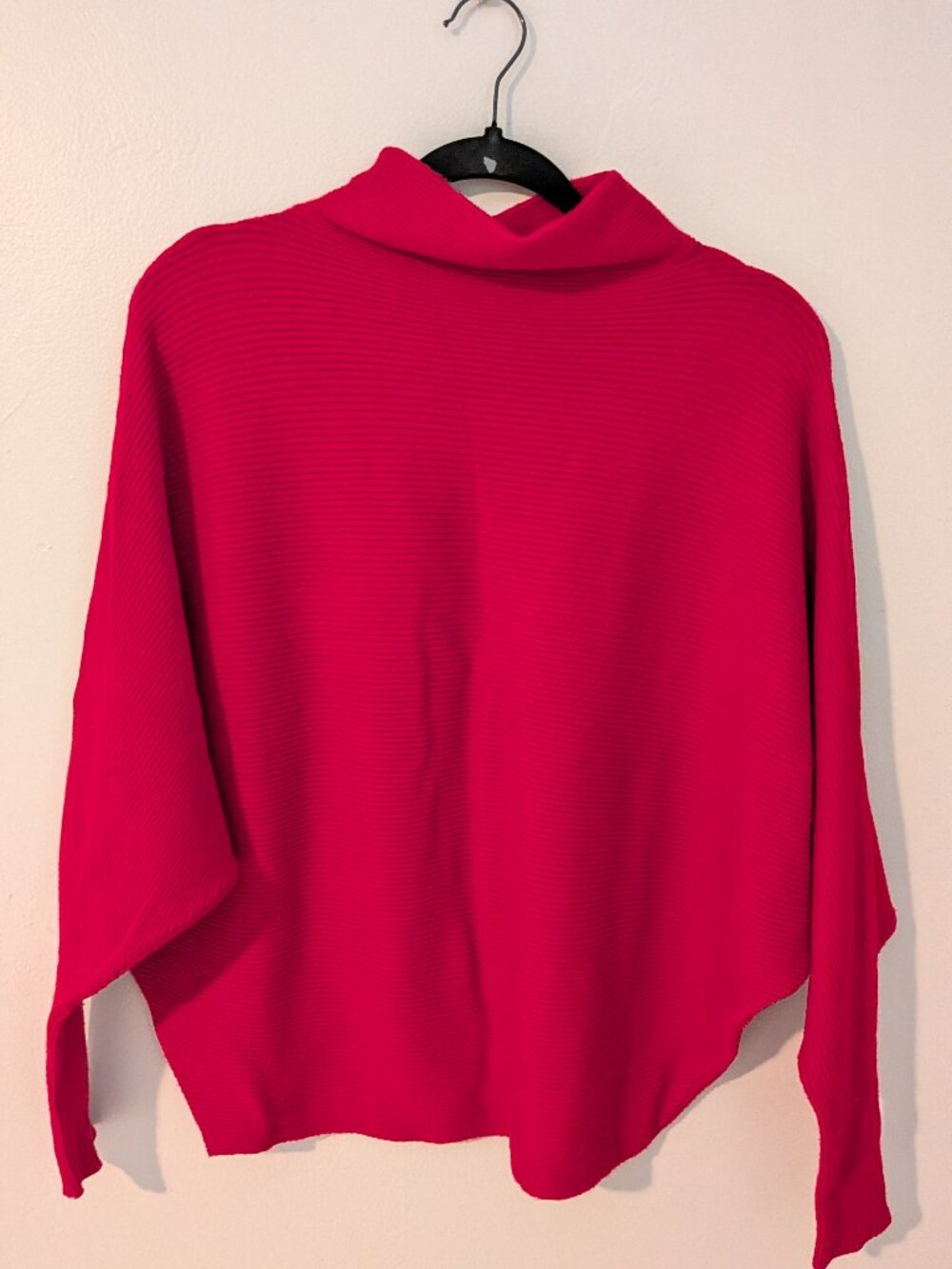 Philosophy Republic Ribbed Batwing Mock Neck Sweater Size M